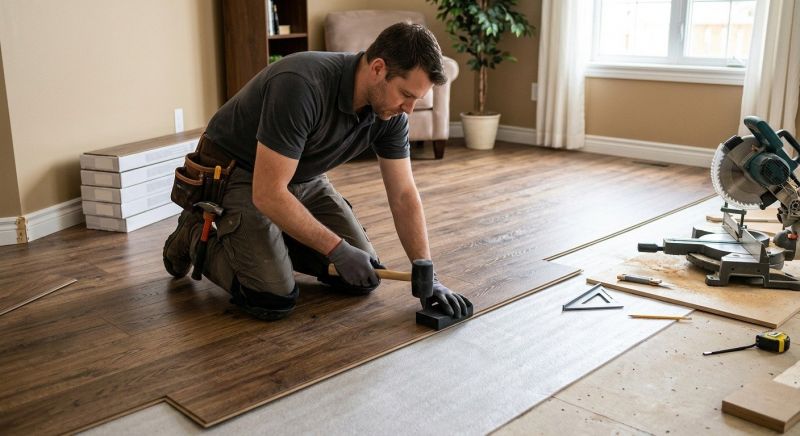 Laminate Floor Installation in Rockingham County, NH
