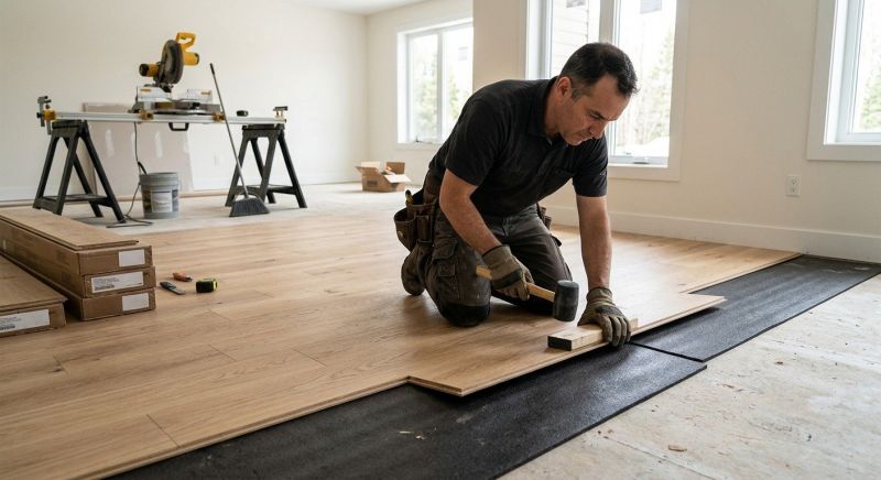 Engineered Wood Installation in Tewksbury, MA