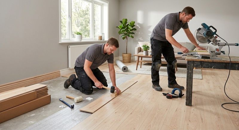 Laminate Floor Installation in Billerica, MA
