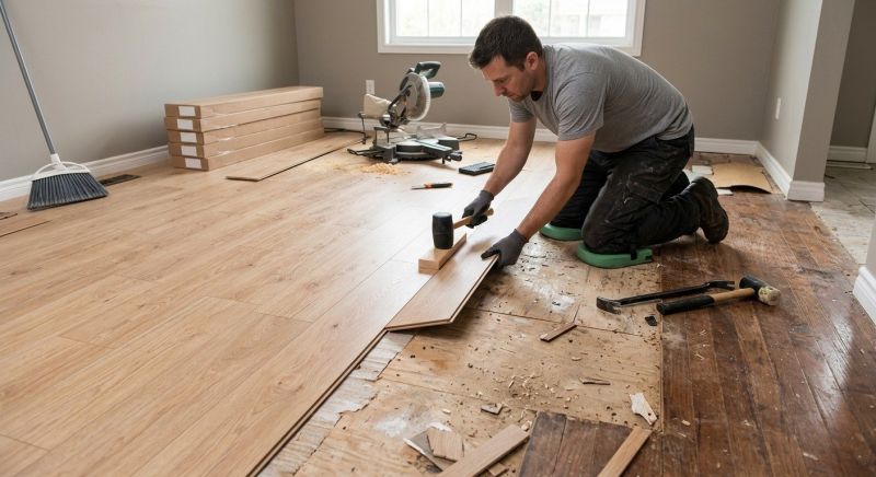 Laminate Floor Installation in Chelmsford, MA