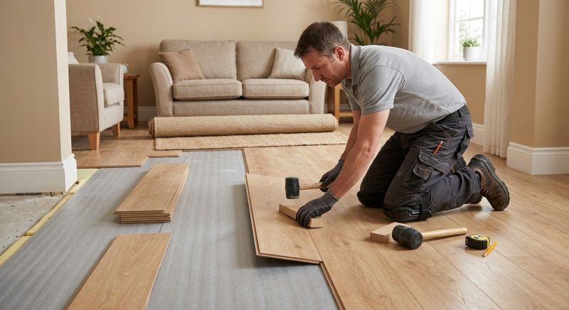 Laminate Floor Installation in Jamaica Plain, MA