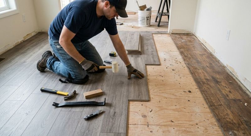 Laminate Floor Installation in Jamaica Plain, MA