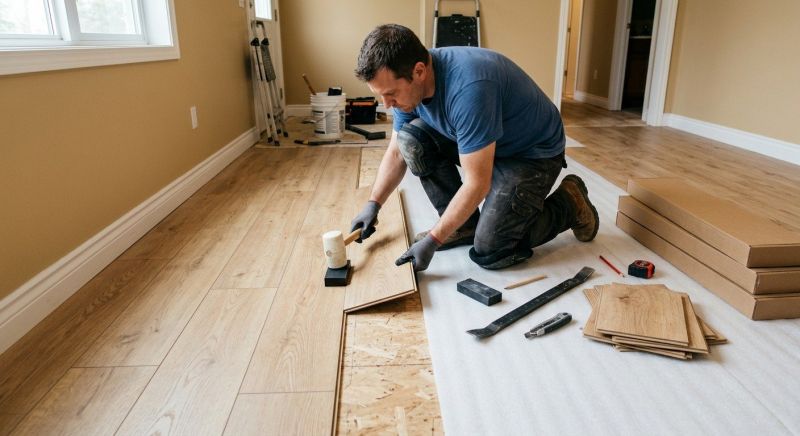 Laminate Floor Installation in Sandown, NH