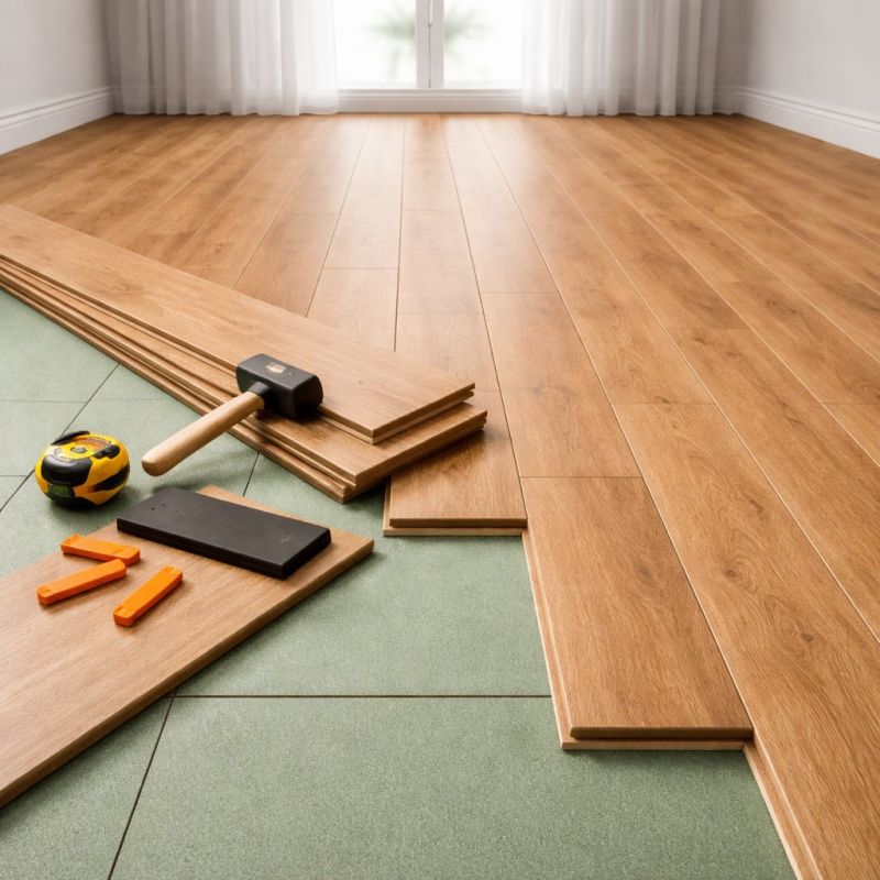 Laminate Floor Remodeling in Tewksbury, MA