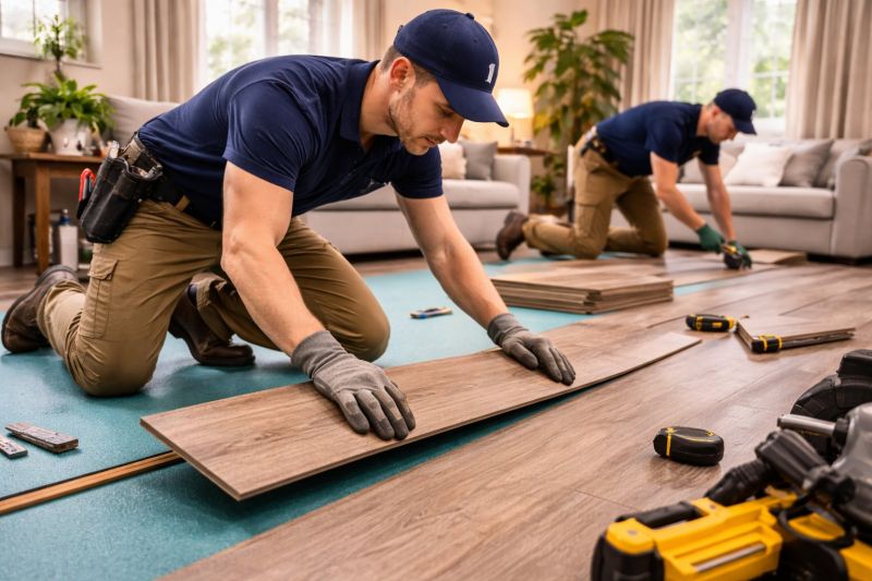 Laminate Floor Replacement in Londonderry, NH