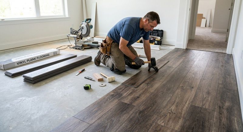 Linoleum Floor Installation in Dracut, MA