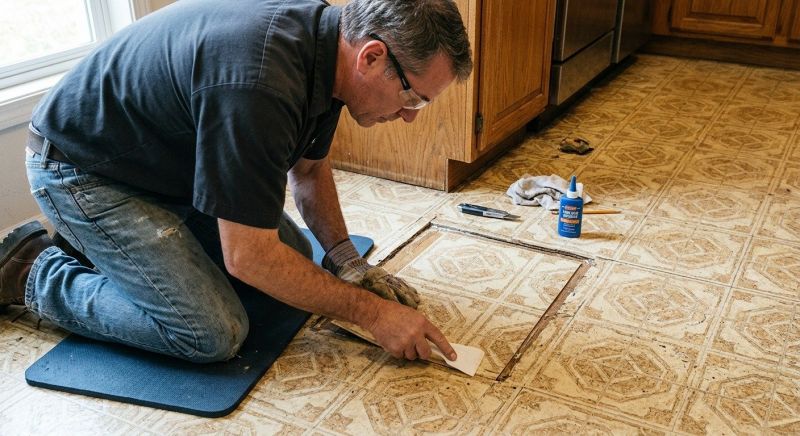 Linoleum Floor Installation in Hampstead, NH