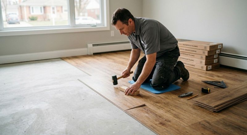 Linoleum Floor Installation in Middlesex County, MA