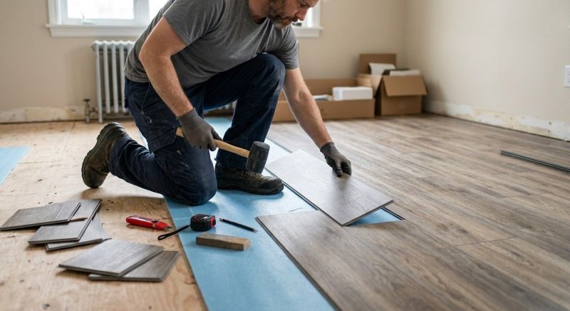 Linoleum Floor Installation in Wilmington, MA