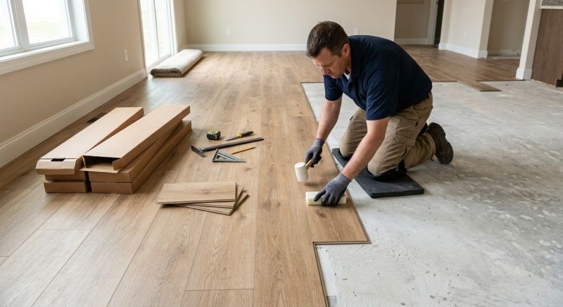 Luxury Vinyl Tile Installation in Acton, MA