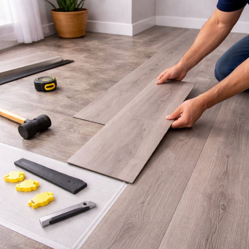 Luxury Vinyl Tile Installation in Dracut, MA