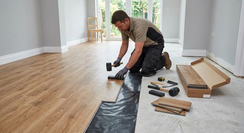 Luxury Vinyl Tile Installation in Dracut, MA