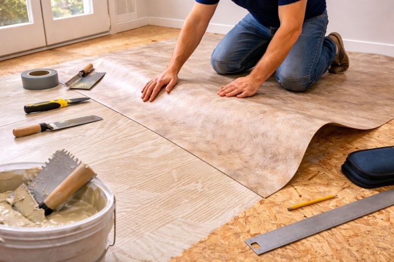 Sheet Flooring Installation in Hudson, NH