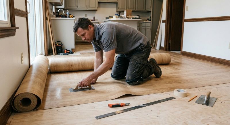 Sheet Flooring Installation in Melrose, MA