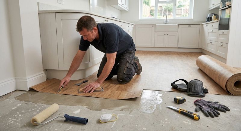 Sheet Linoleum Installation in Littleton, MA