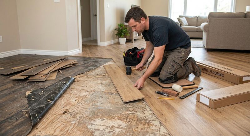 Vinyl Flooring Service in Tewksbury, MA